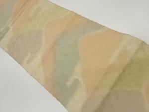 砂子綴れ抽象霞模様織出し暈し全通袋帯